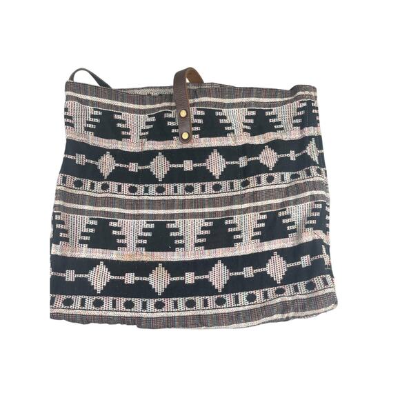 The Same Direction Aztec Purse Tribal Secret Shoulder Bag Woven Lightweight Boho - Picture 5 of 11
